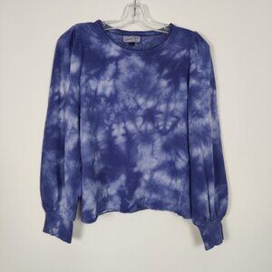 Universal Thread Tie-Dye Puff Sleeve Sweatshirt Women's Sz XS Gorpcore Athletic